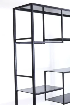 Regały*KARE Design Regał Loft 115x195 Cm Czarny