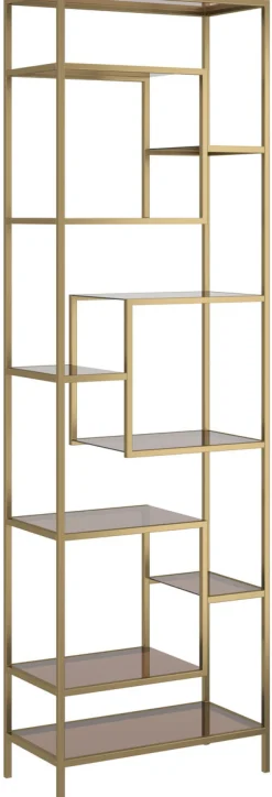 Regały*KARE Design Regał Loft 60x195 Cm Złoty