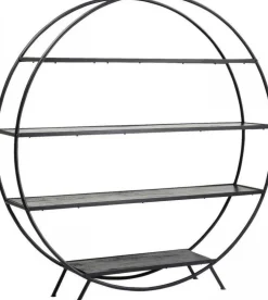 Regały*KARE Design Regał Mason Round 180x175 Cm Czarny