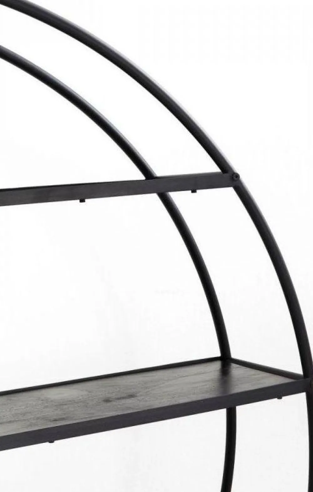 Regały*KARE Design Regał Mason Round 180x175 Cm Czarny