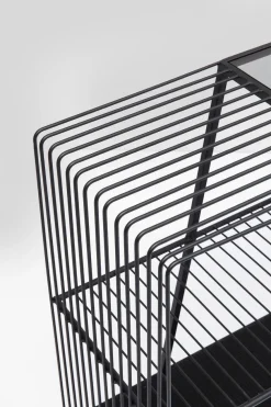Regały*KARE Design Regał Mesh 120x78 Cm Czarny