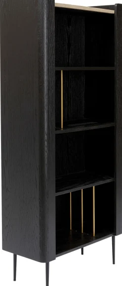 Regały*KARE Design Regał Milano 80x170 Cm Czarny