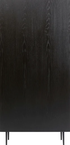 Regały*KARE Design Regał Milano 80x170 Cm Czarny