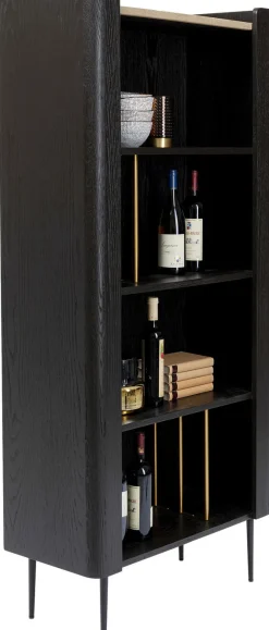 Regały*KARE Design Regał Milano 80x170 Cm Czarny