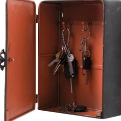 Regały*KARE Design Regał Na Klucze Key Box 24x31 Cm Czarno-brązowy