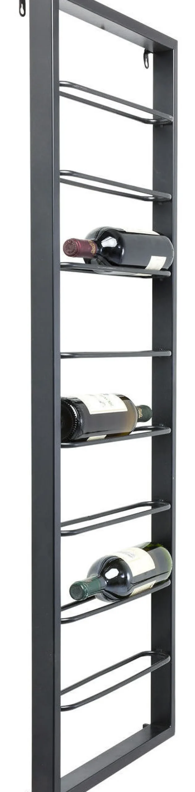 Stojaki Na Wino|Regały*KARE Design Regał Na Wino Bistro 42x120 Cm Czarny