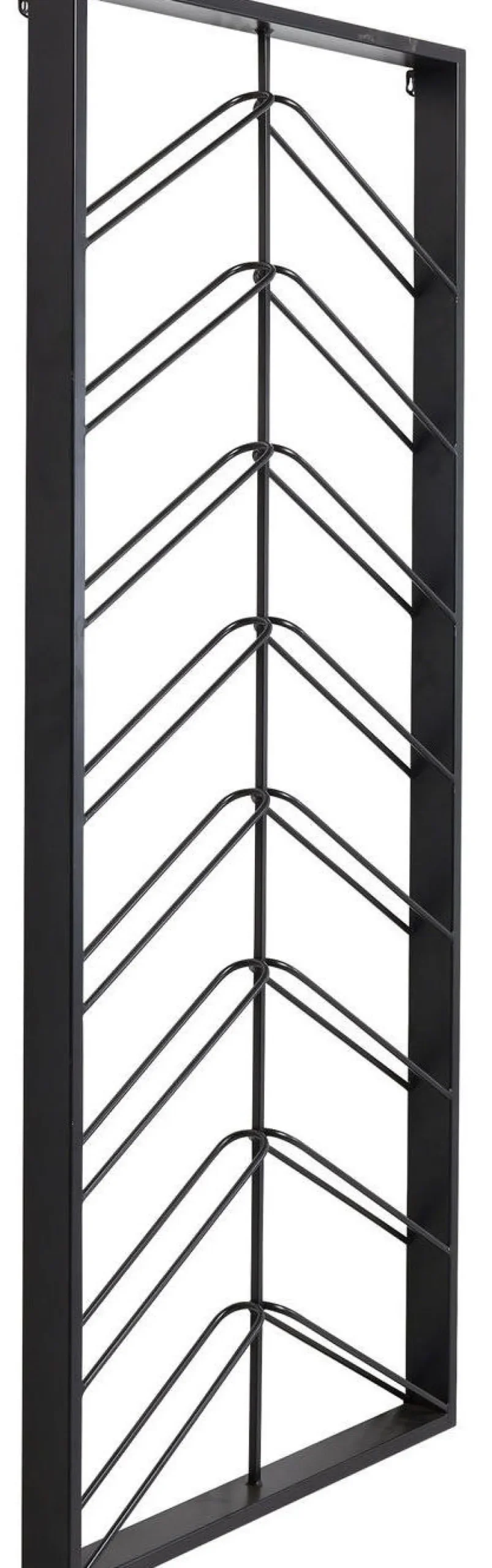 Stojaki Na Wino*KARE Design Regał Na Wino Bistro 70x160 Cm Czarny