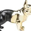 Skarbonki*KARE Design Skarbonka Bulldog 34x28 Cm Czarno-złota