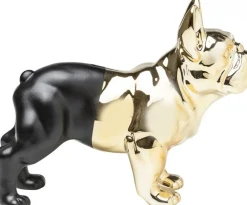 Skarbonki*KARE Design Skarbonka Bulldog 34x28 Cm Czarno-złota