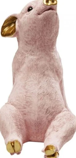 Skarbonki*KARE Design Skarbonka Chillax Pig 17x28 Cm Jasnoróżowa