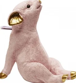 Skarbonki*KARE Design Skarbonka Chillax Pig 17x28 Cm Jasnoróżowa