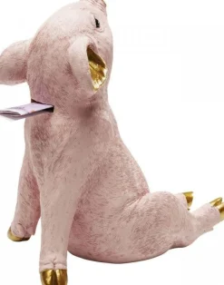 Skarbonki*KARE Design Skarbonka Chillax Pig 17x28 Cm Jasnoróżowa