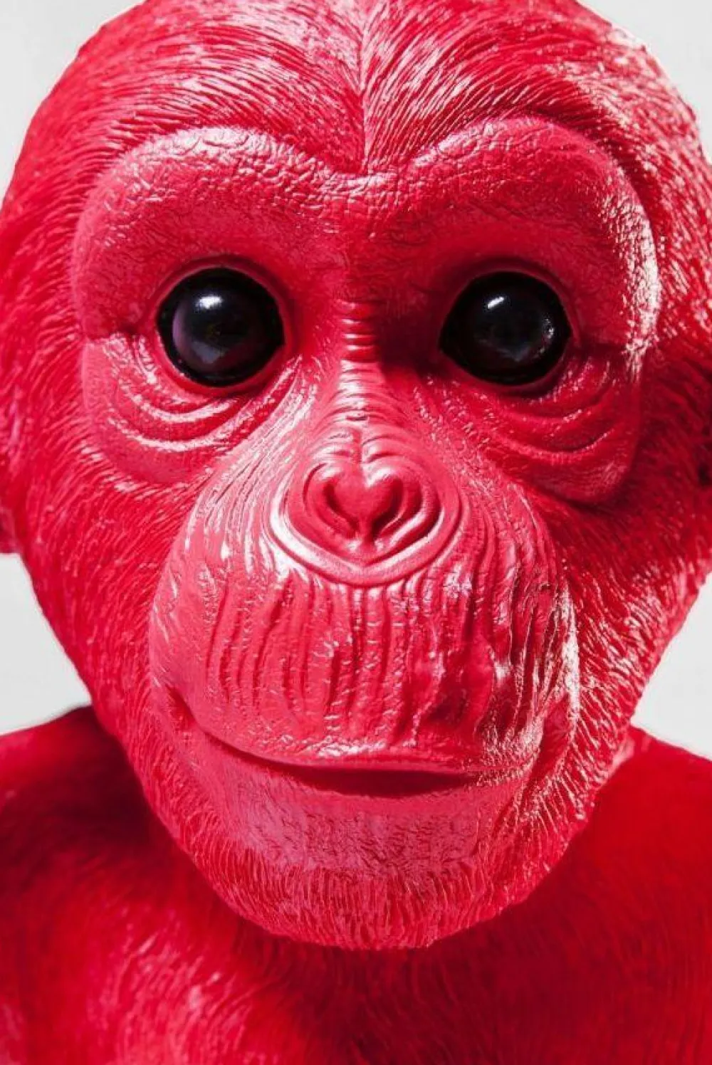 Skarbonki*KARE Design Skarbonka Monkey Kikazaru 24x35 Cm Czerwona