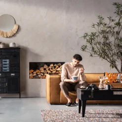 Sofy*KARE Design Sofa Cubetto 220 Cm Brązowa
