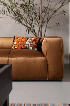Sofy*KARE Design Sofa Cubetto 220 Cm Brązowa