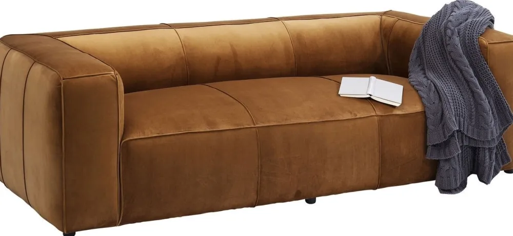 Sofy*KARE Design Sofa Cubetto 220 Cm Brązowa