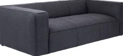 Sofy*KARE Design Sofa Cubetto Cord 3 Os. 220 Cm Ciemnoszara