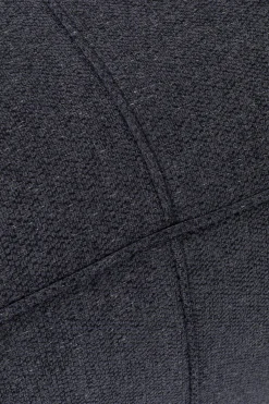 Sofy*KARE Design Sofa Cubetto Cord 3 Os. 220 Cm Ciemnoszara