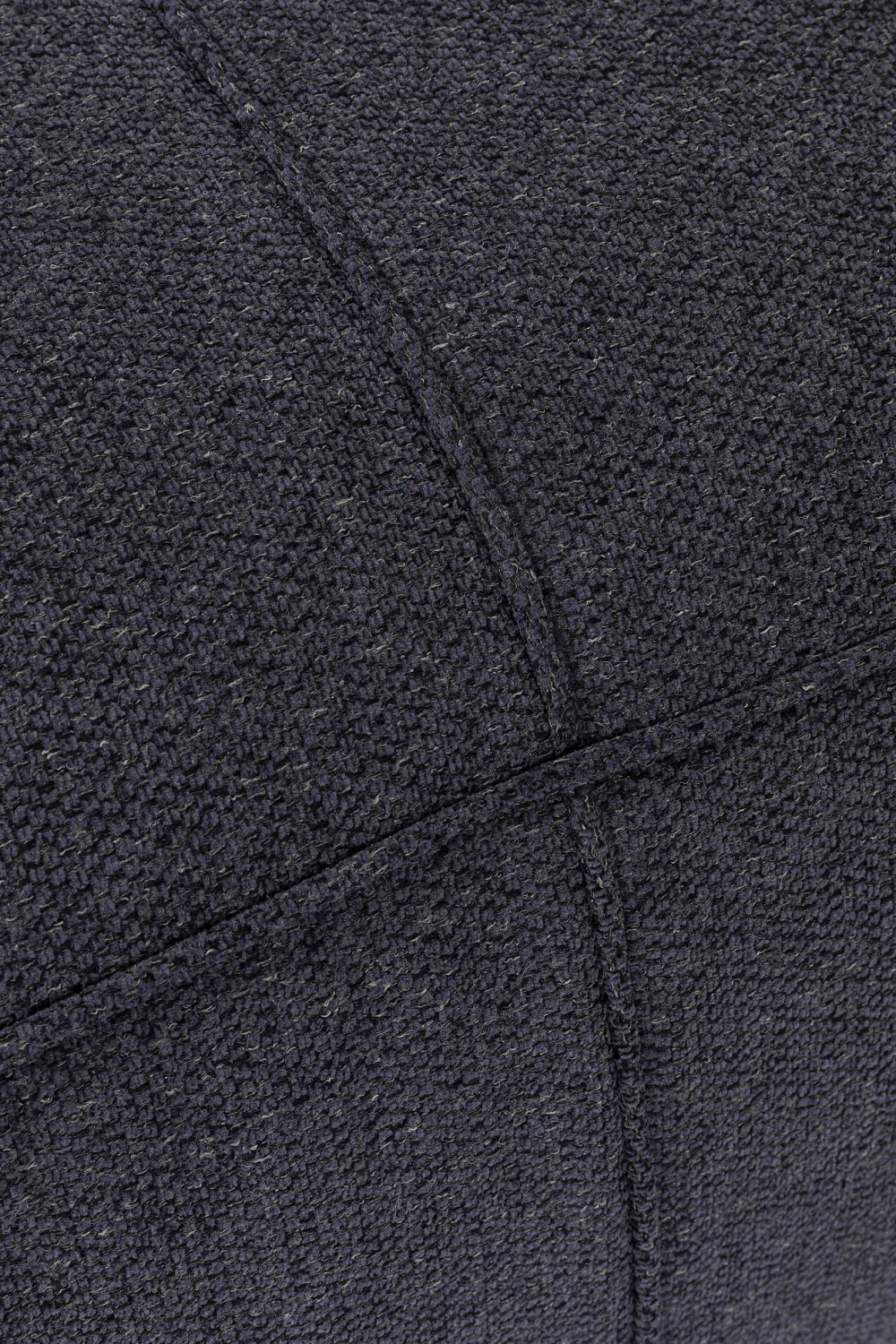 Sofy*KARE Design Sofa Cubetto Cord 3 Os. 220 Cm Ciemnoszara