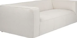 Sofy*KARE Design Sofa Cubetto Cord 3 Os. 220 Cm Kremowa