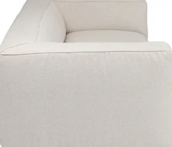 Sofy*KARE Design Sofa Cubetto Cord 3 Os. 220 Cm Kremowa