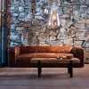 Sofy*KARE Design Sofa Cubetto 259x67 Cm Brązowa