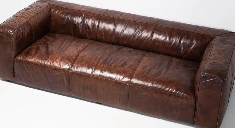 Sofy*KARE Design Sofa Cubetto 259x67 Cm Brązowa