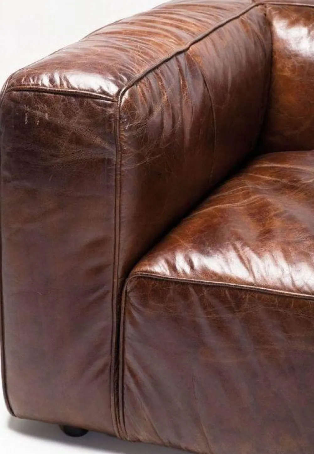 Sofy*KARE Design Sofa Cubetto 259x67 Cm Brązowa