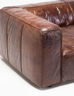 Sofy*KARE Design Sofa Cubetto 259x67 Cm Brązowa