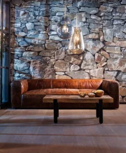 Sofy*KARE Design Sofa Cubetto 259x67 Cm Brązowa