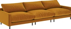 Sofy*KARE Design Sofa Discovery 3-os. 322 Cm Bursztynowa