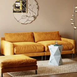 Sofy*KARE Design Sofa Discovery 2-os. 221 Cm Bursztynowa