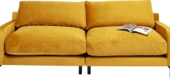 Sofy*KARE Design Sofa Discovery 2-os. 221 Cm Bursztynowa
