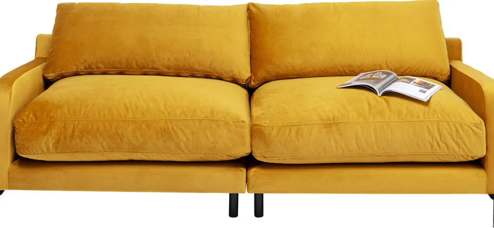 Sofy*KARE Design Sofa Discovery 2-os. 221 Cm Bursztynowa