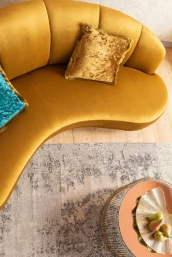 Sofy*KARE Design Sofa Dschinn 233x81 Cm Brązowa