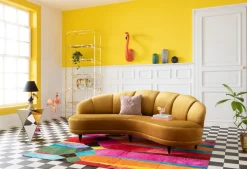 Sofy*KARE Design Sofa Dschinn 233x81 Cm Brązowa