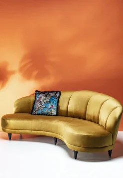 Sofy*KARE Design Sofa Dschinn 233x81 Cm Brązowa