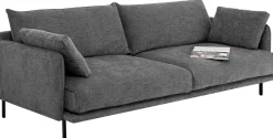 Sofy*KARE Design Sofa Edna 3-os. 245 Cm Szara