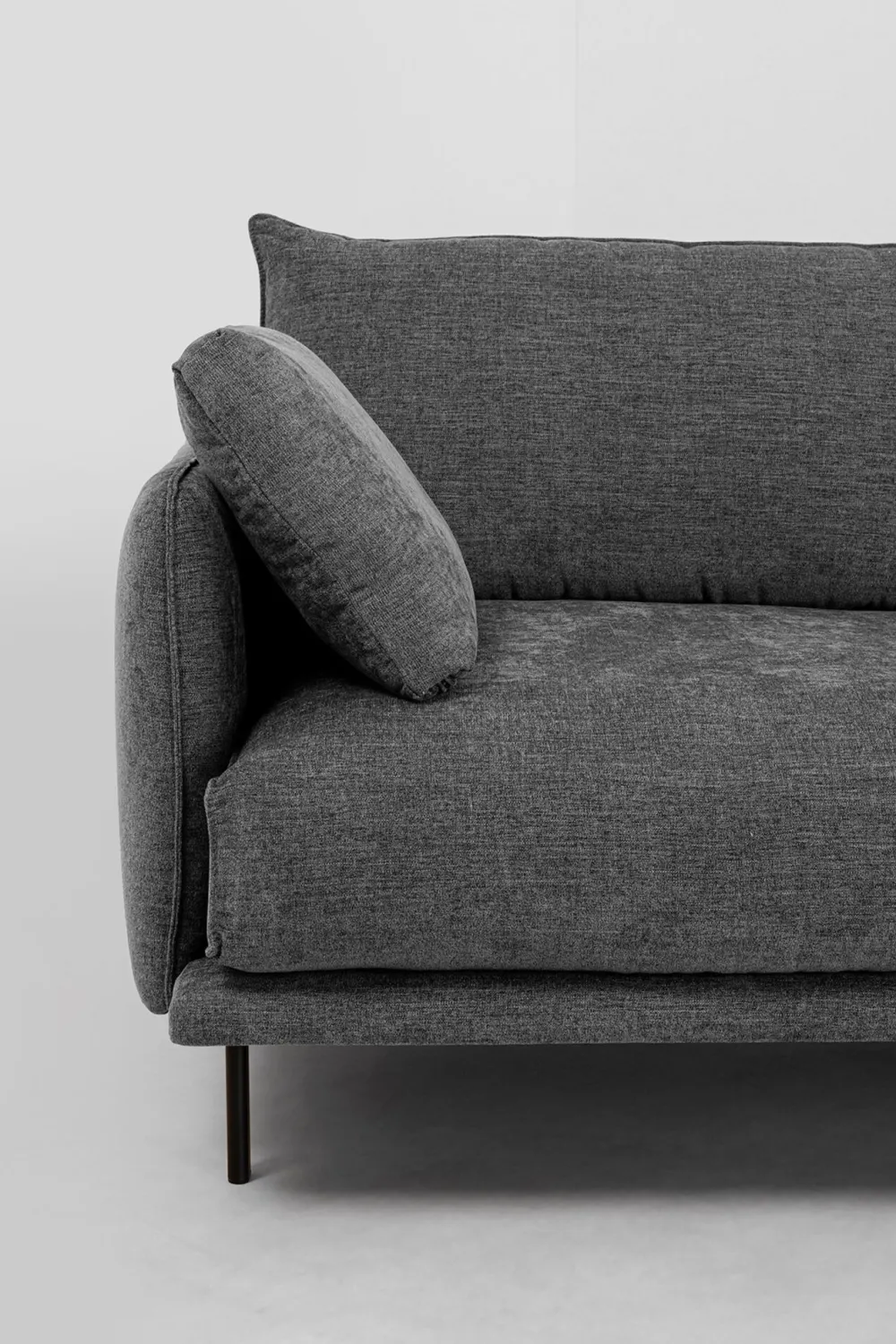 Sofy*KARE Design Sofa Edna 3-os. 245 Cm Szara