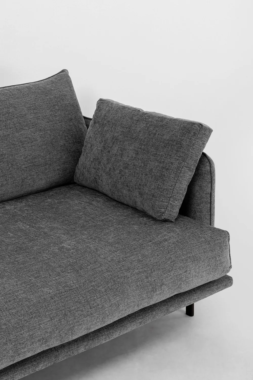 Sofy*KARE Design Sofa Edna 3-os. 245 Cm Szara