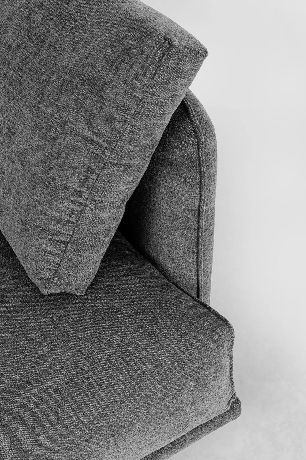 Sofy*KARE Design Sofa Edna 3-os. 245 Cm Szara