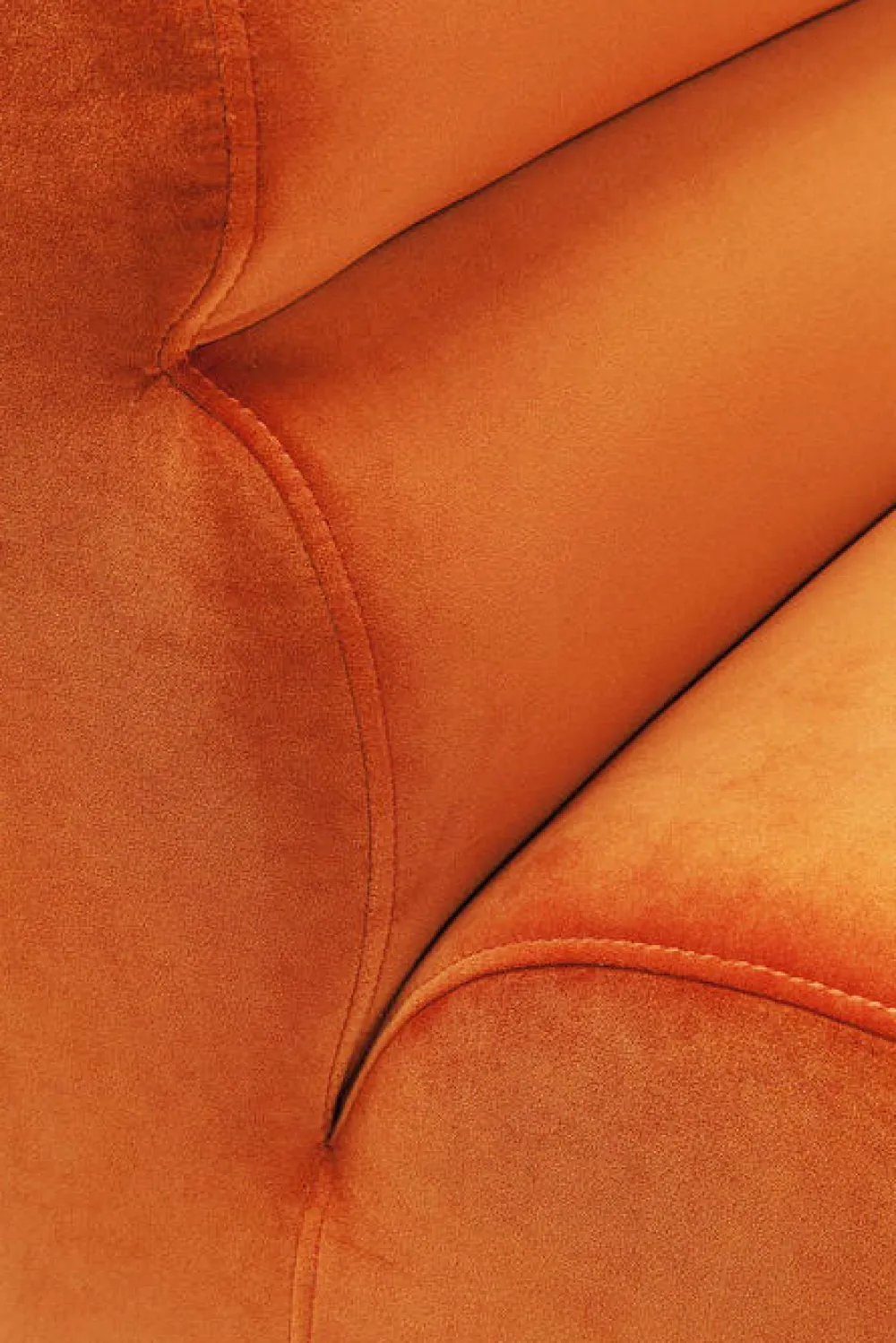 Sofy Modułowe*KARE Design Sofa Element Wave 83x109 Cm Pomarańczowa