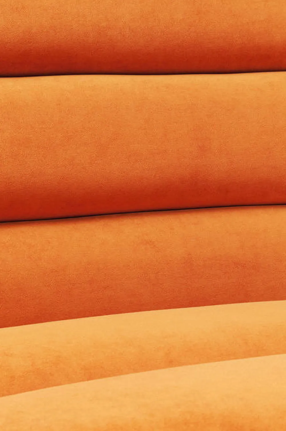 Sofy Modułowe*KARE Design Sofa Element Wave 83x109 Cm Pomarańczowa
