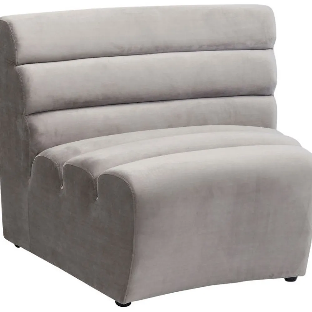 Sofy*KARE Design Sofa Element Wave 84x91 Cm Szara