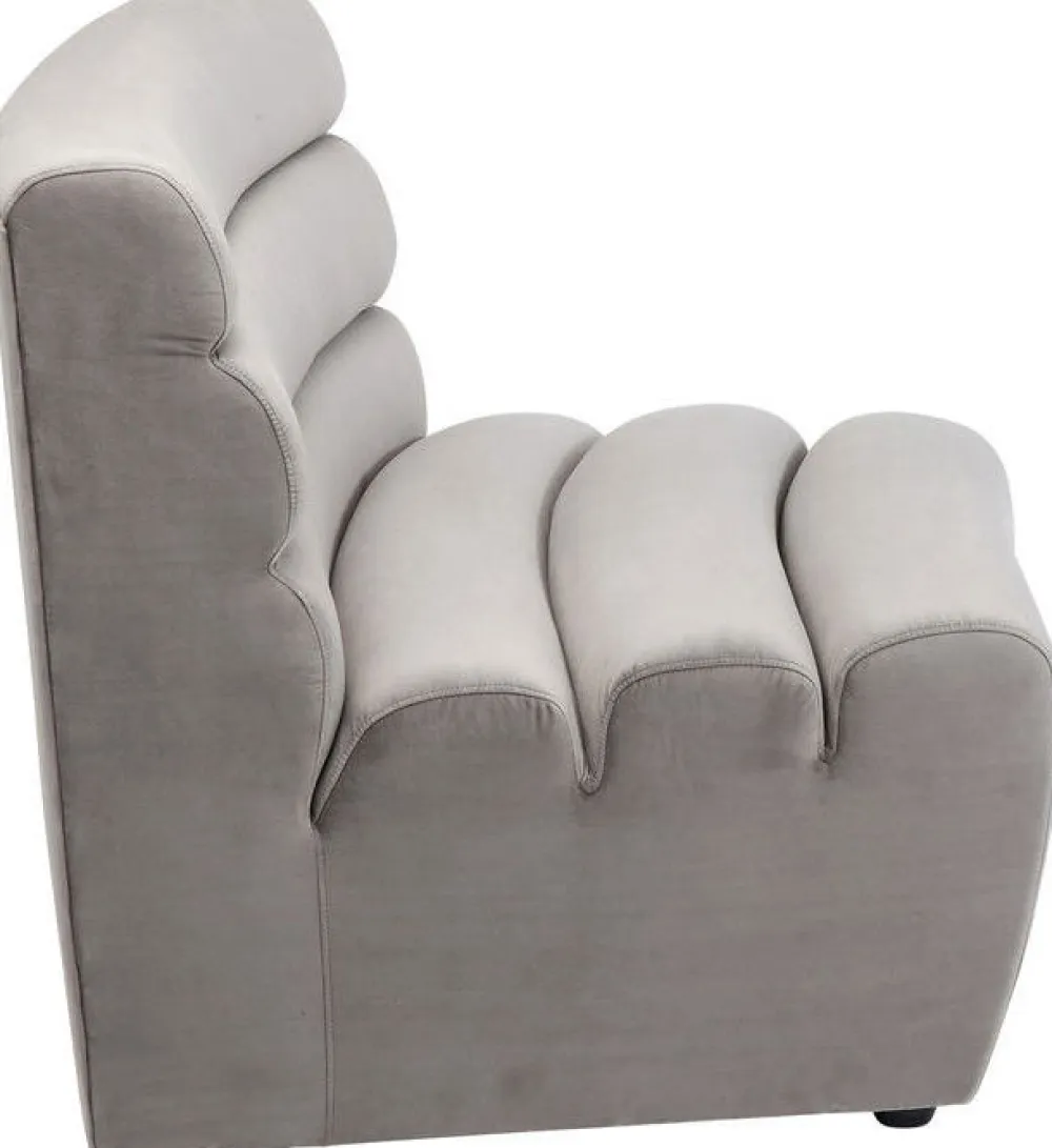 Sofy*KARE Design Sofa Element Wave 84x91 Cm Szara