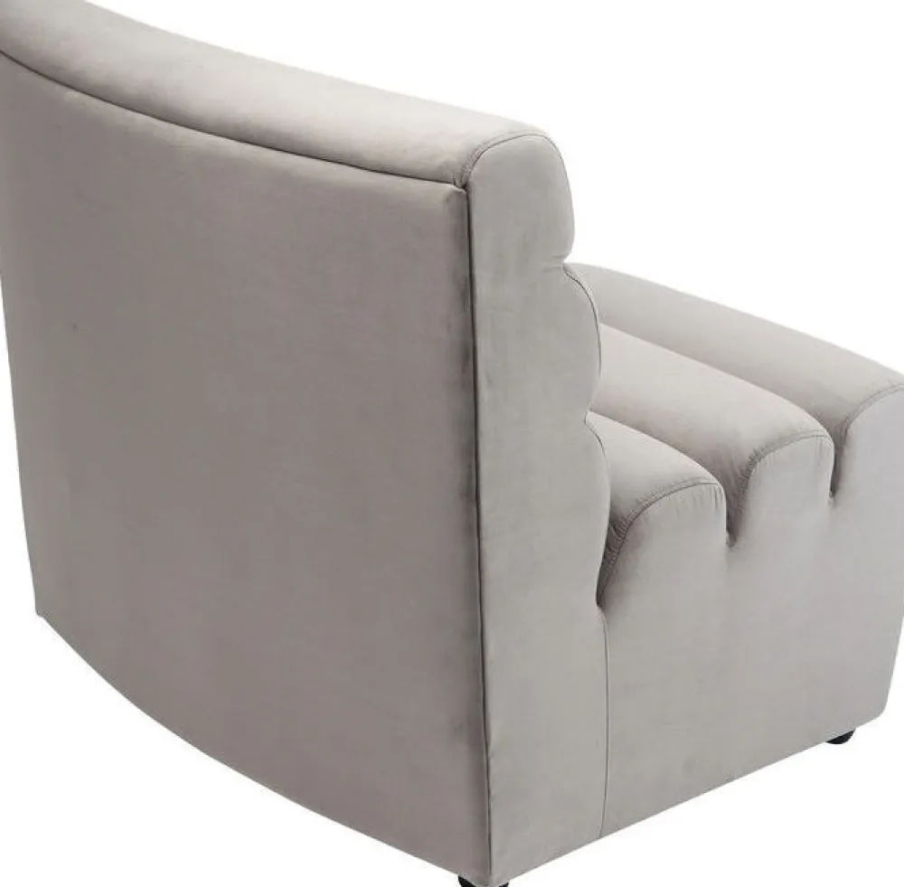 Sofy*KARE Design Sofa Element Wave 84x91 Cm Szara