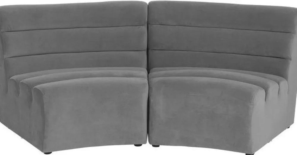 Sofy*KARE Design Sofa Element Wave 84x91 Cm Szara