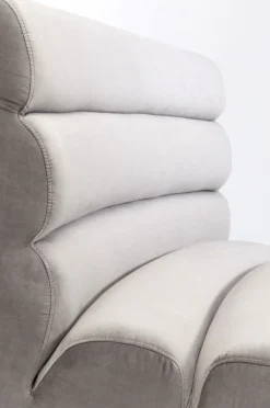 Sofy*KARE Design Sofa Element Wave 84x91 Cm Szara