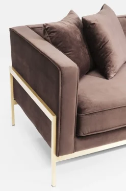 Sofy*KARE Design Sofa Loft 226x70 Cm Brązowa