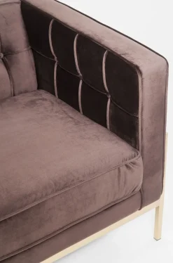 Sofy*KARE Design Sofa Loft 226x70 Cm Brązowa